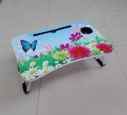 Folding table pink butterfly